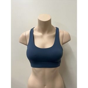 Zyia Active Sports Bra Grey Gray Yoga Athletic Workout Size Small FS Charity
